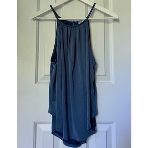 Blue Francesca’s Halter Tank Top